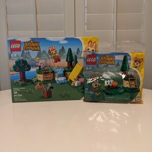 Lot of 2 LEGO Animal Crossing Sets 30662 and 77047